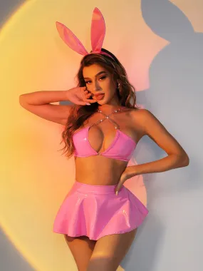 Sexy Bunny Costume Cute Club Wear Pole Dance Lingerie