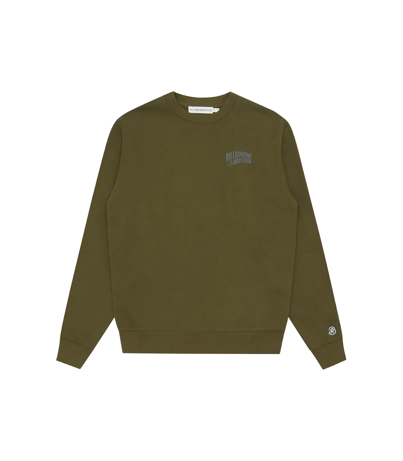 SMALL ARCH LOGO CREWNECK - OLIVE