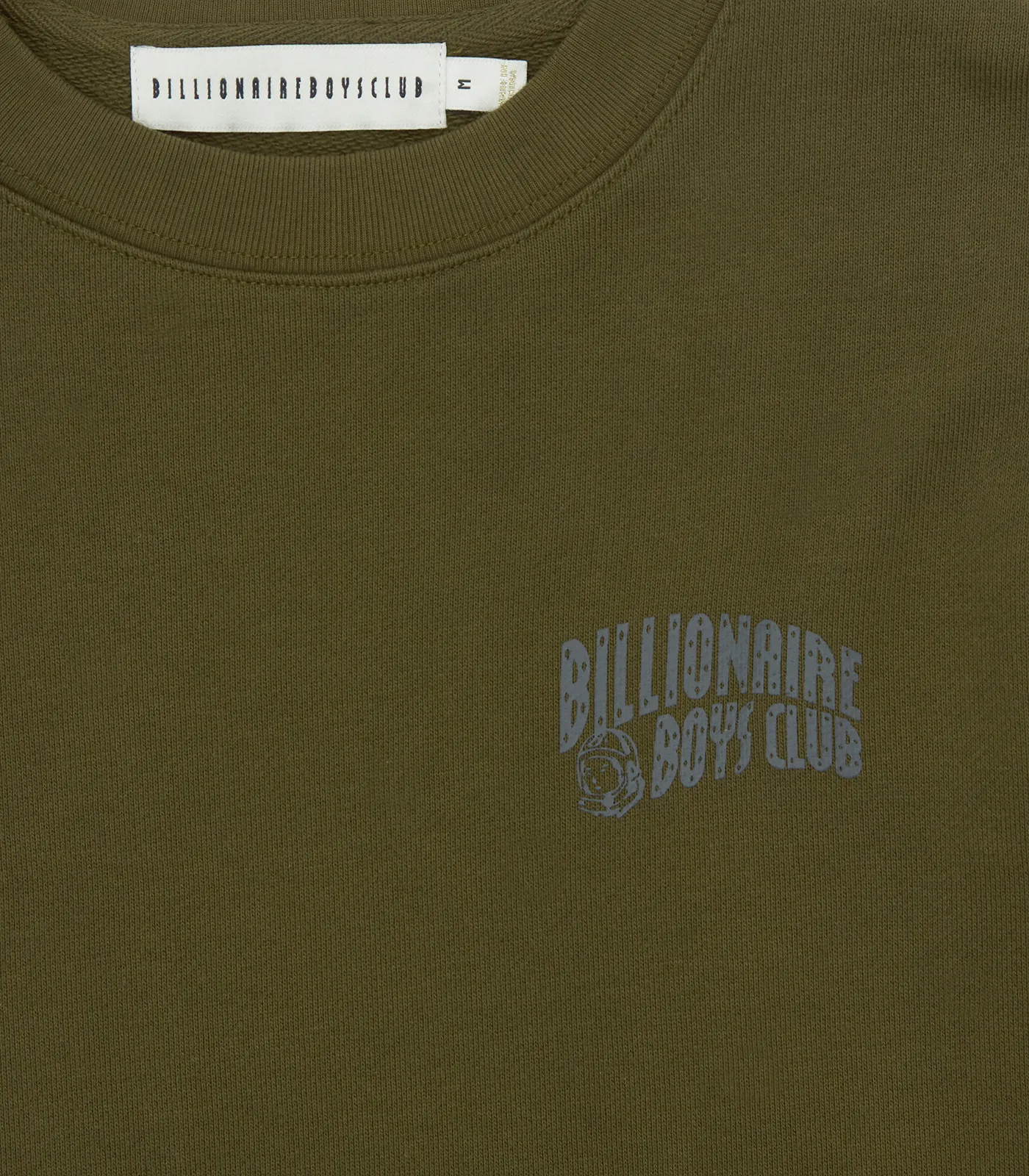 SMALL ARCH LOGO CREWNECK - OLIVE