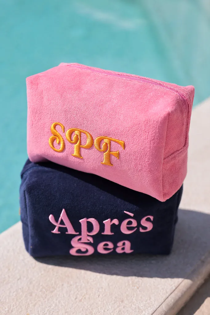 SOL APRES SEA ZIP POUCH NAVY