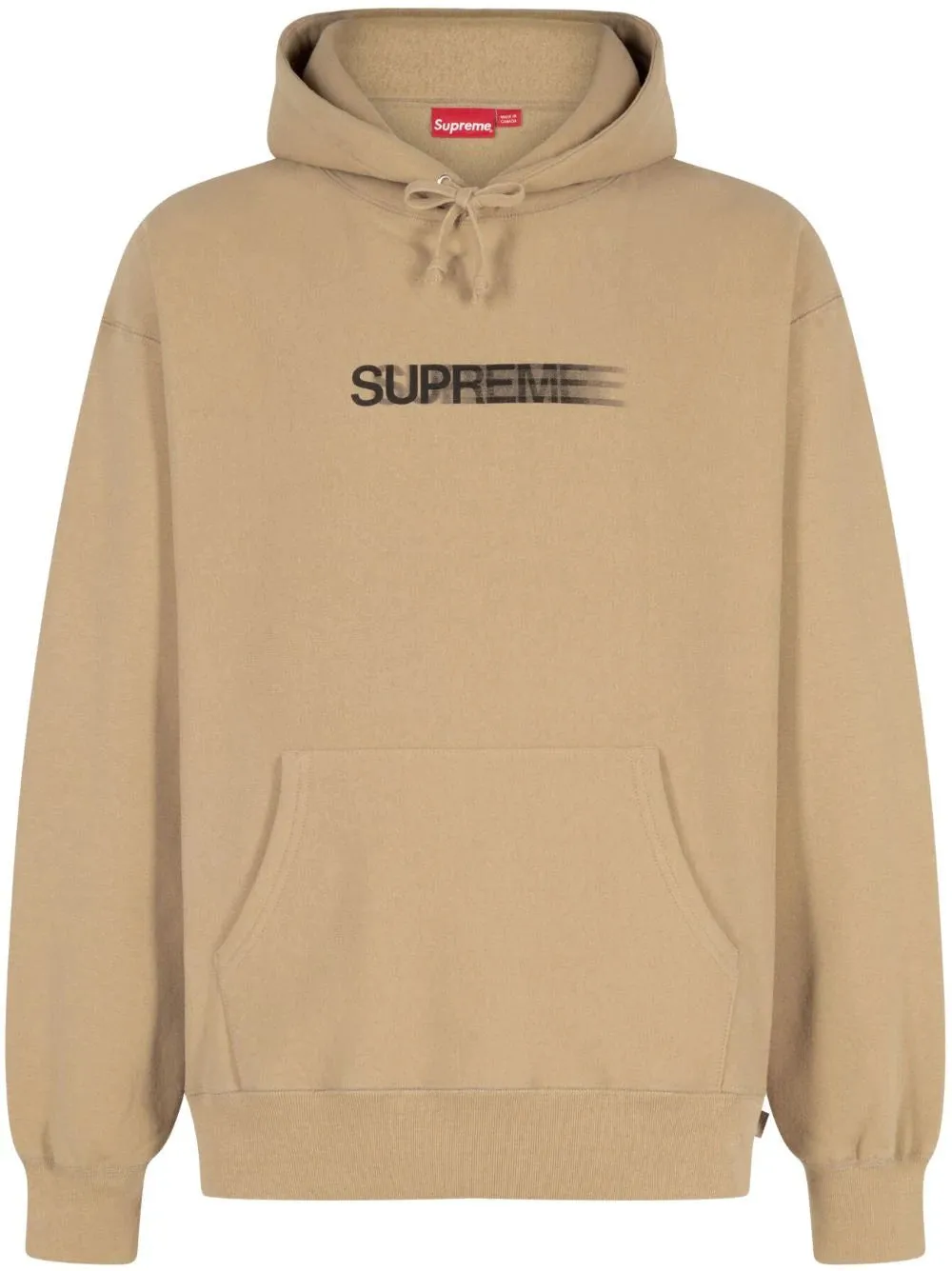 Supreme Motion Logo Hoodie Brown