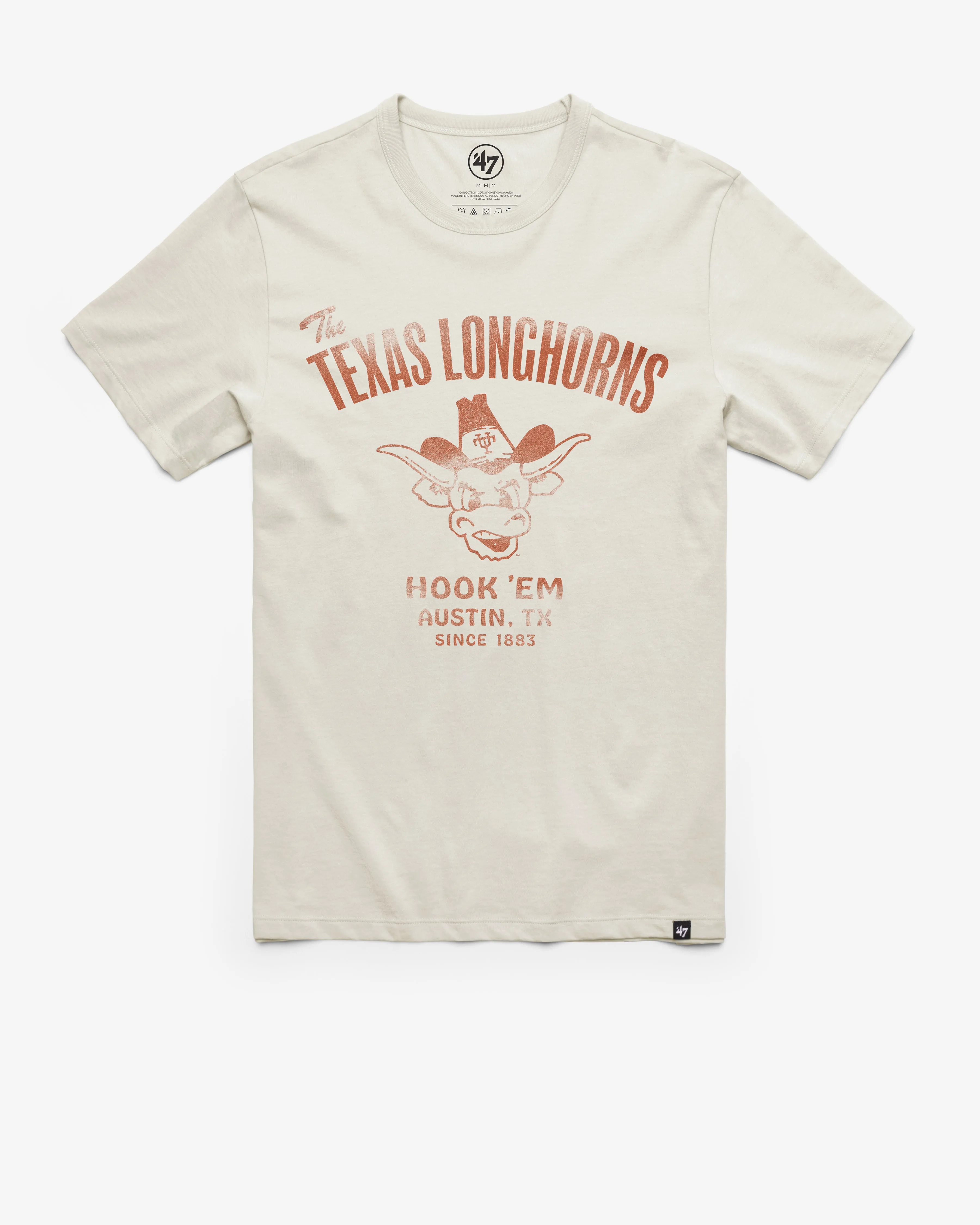 TEXAS LONGHORNS VINTAGE WIDE OPEN '47 FRANKLIN TEE