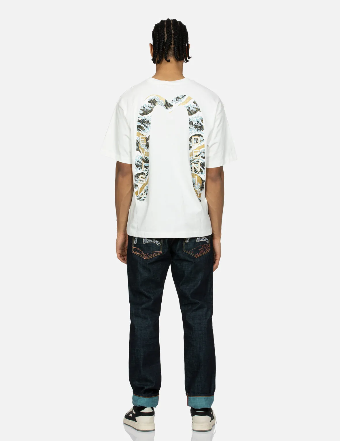 The Great Wave Daicock Print Relax Fit T-Shirt