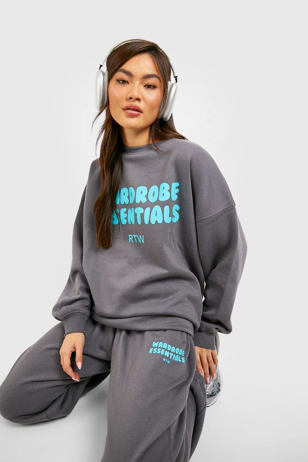 Wardrobe Essentials Super Oversized Sweatshirt Tracksuit