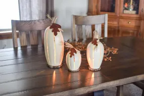 White Classic Pumpkin Gourd Collection