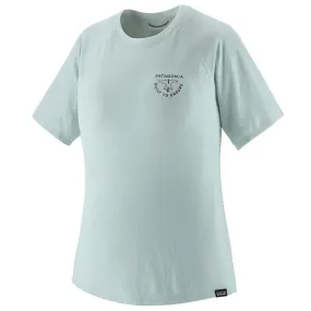 Women's Capilene Cool Trail Graphic Shirt - Forge Mark Crest: Wispy Green