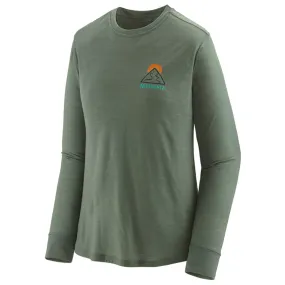 Women's L/S Capilene Cool Merino Graphic Shirt - Slow Going: Hemlock Green