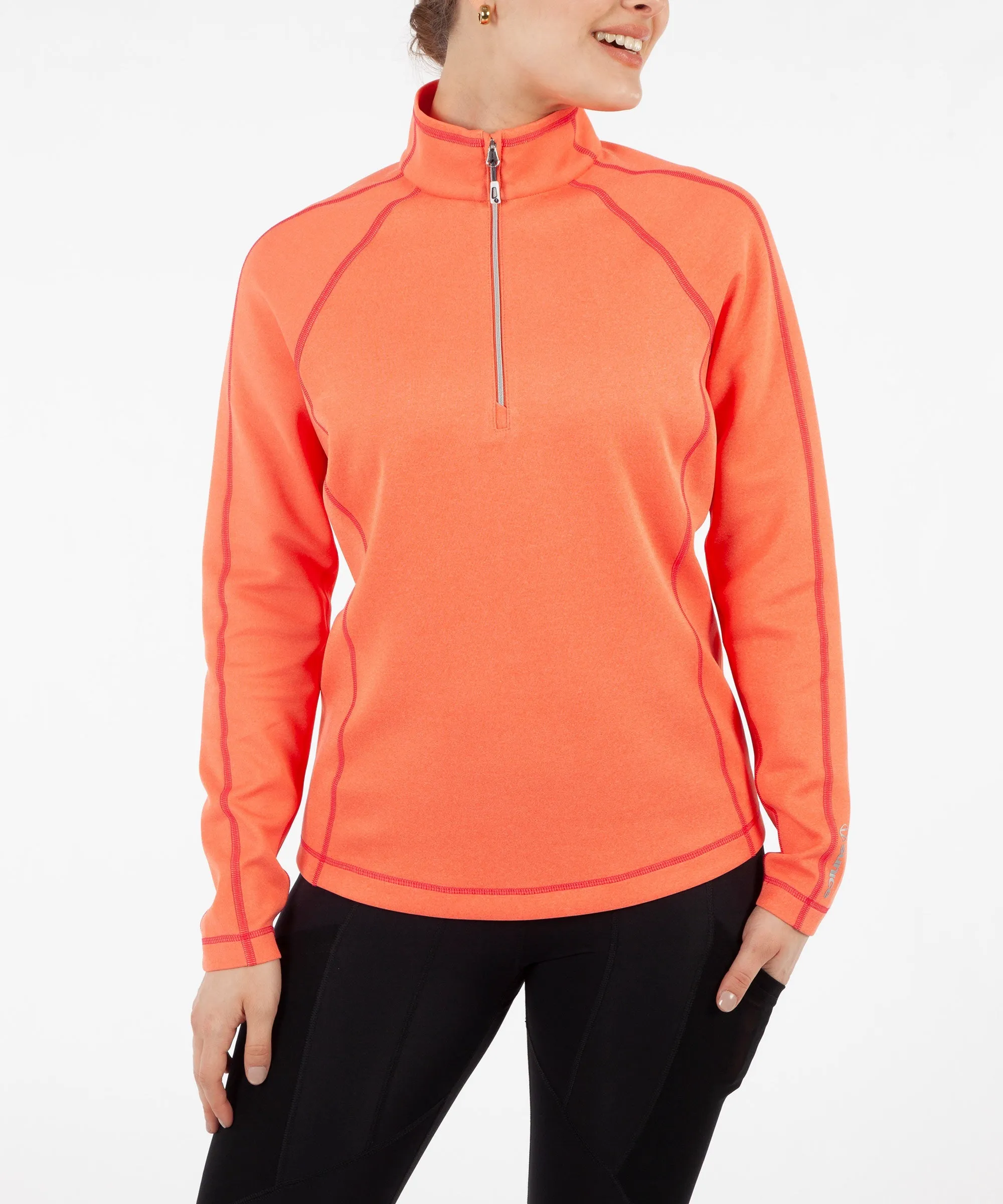 Women's Maddy Lightweight Stretch Thermal Half-Zip Pullover