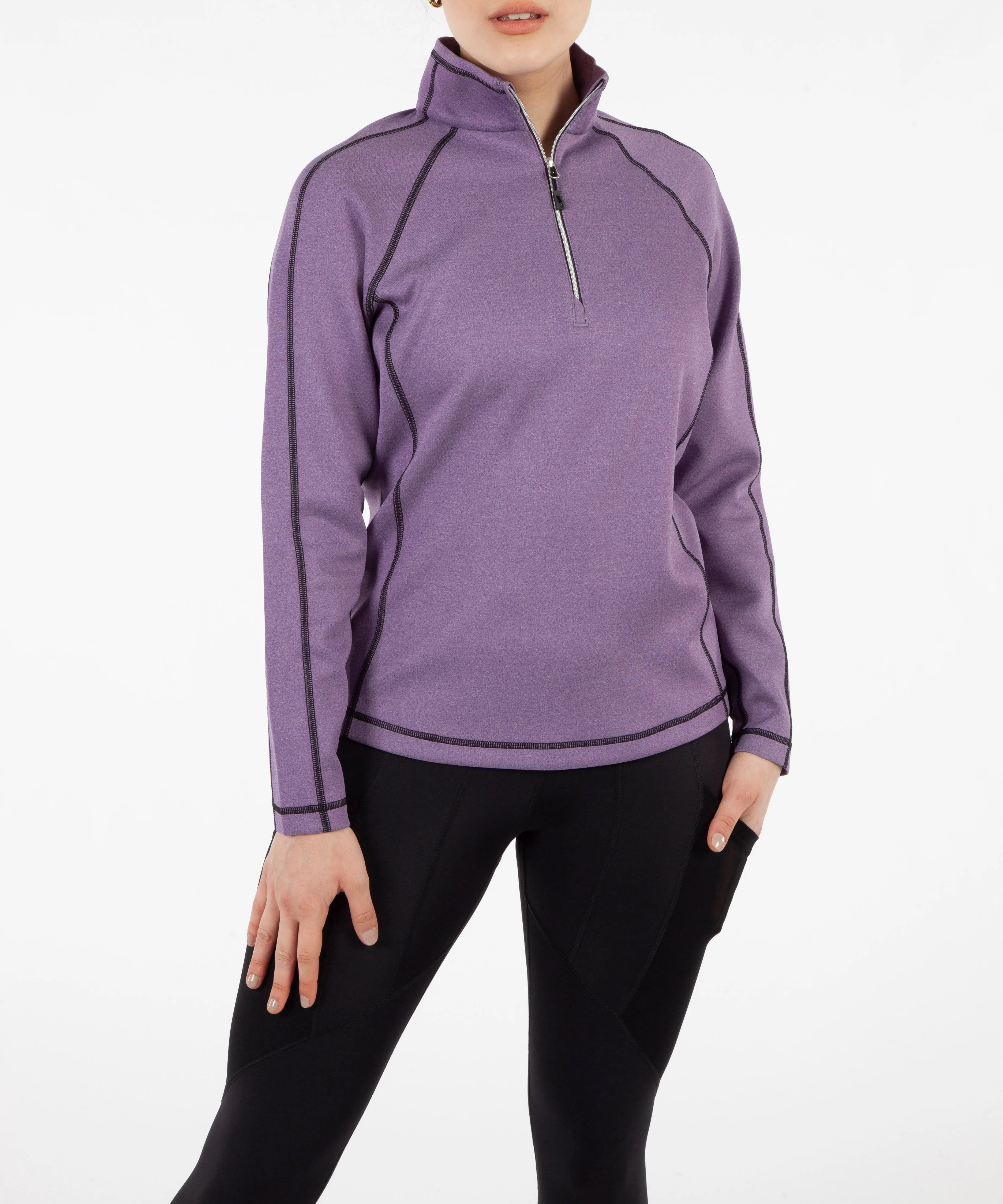 Women's Maddy Lightweight Stretch Thermal Half-Zip Pullover