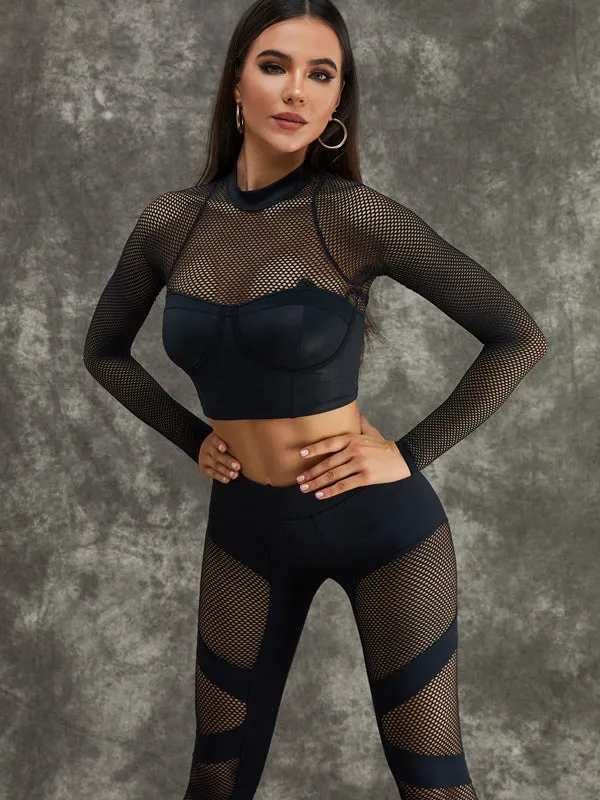 ZASUWA Female Unique Fishnet Tracksuit