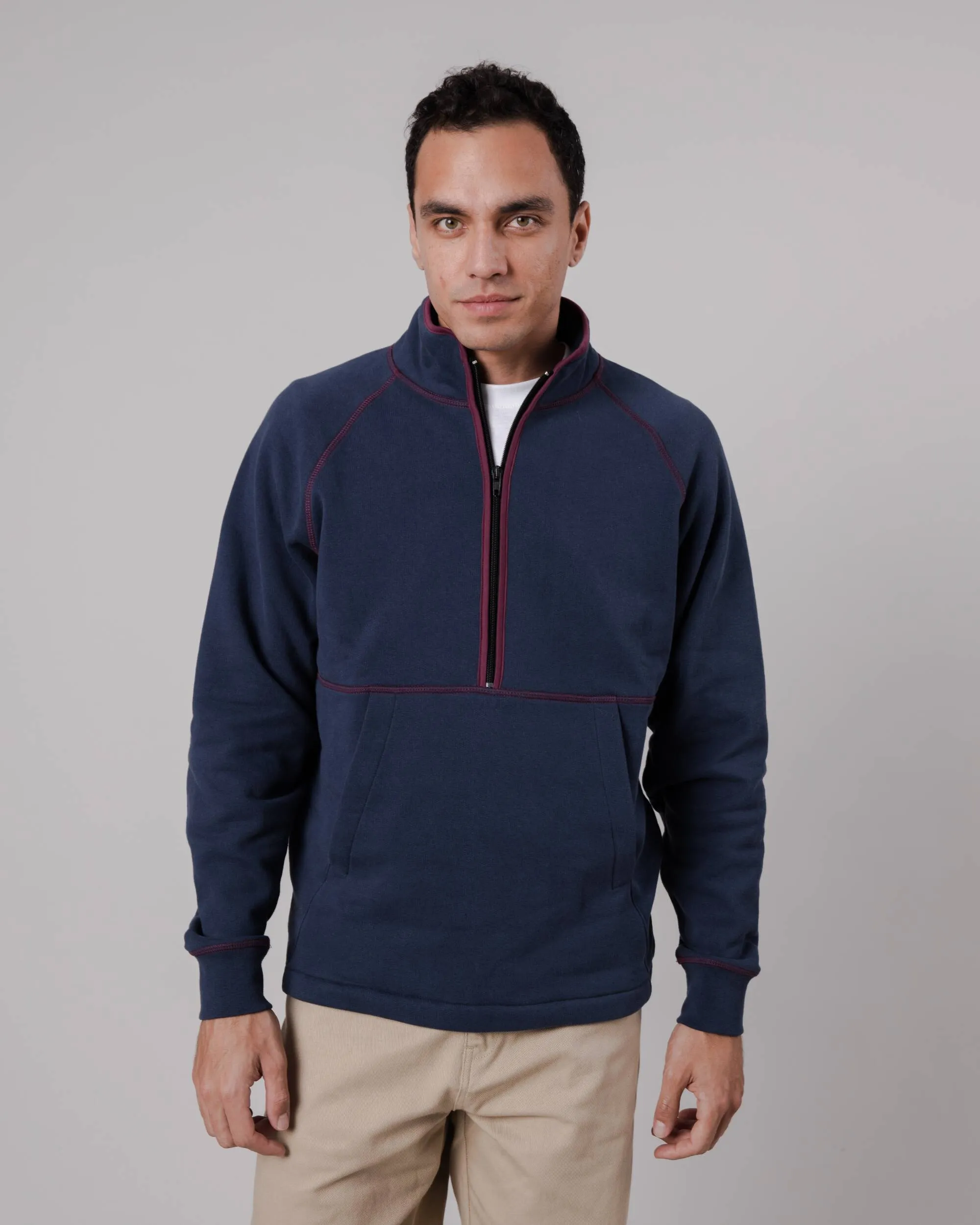 Zip Up Sweatshirt Navy